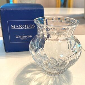 Marquis Waterford Crystal Saxony Posy Vase